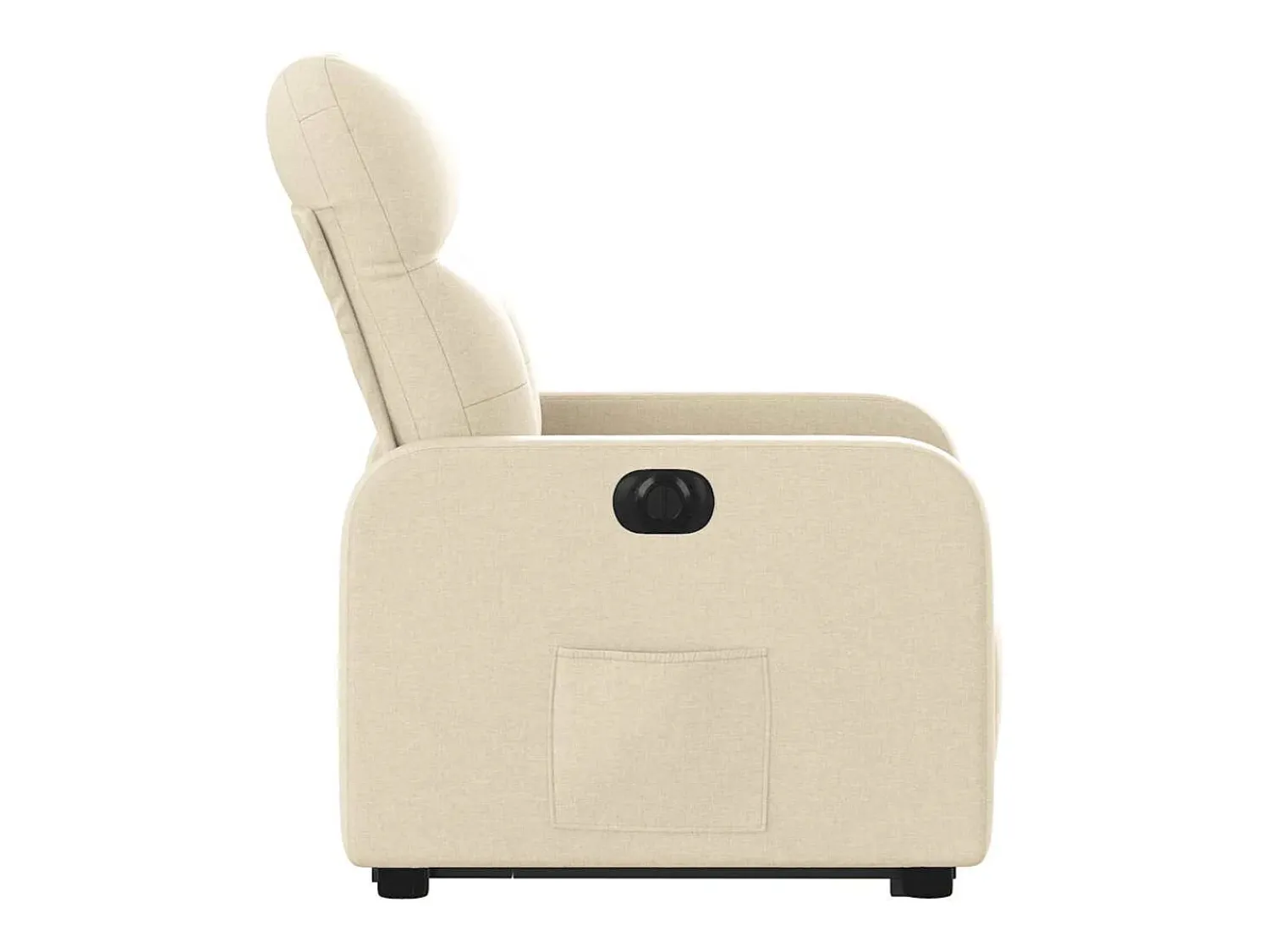 New Poltrona Confortável | Poltrona reclinável elevatória elétrica tecido cor SHL216061 Creme