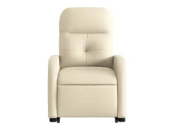 New Poltrona Confortável | Poltrona reclinável elevatória elétrica tecido cor SHL216061 Creme