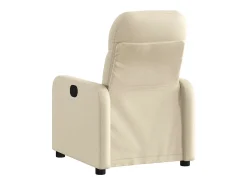 Clearance Poltrona Confortável | Poltrona reclinável elétrica tecido cor SHL409166 Creme