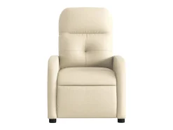 Clearance Poltrona Confortável | Poltrona reclinável elétrica tecido cor SHL409166 Creme
