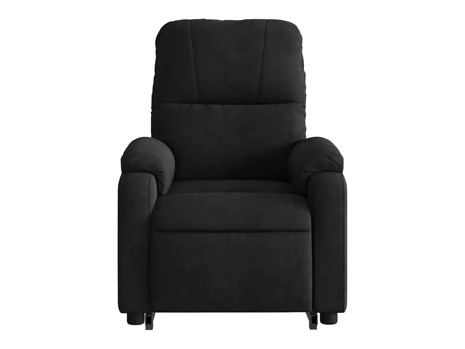 Poltrona| Poltrona Confortável | Poltrona reclinável elevatória elétrica tecido microfibra SHL954236 Preto