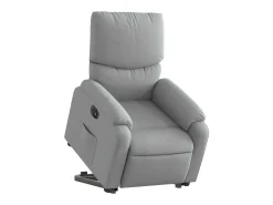 Poltrona* Poltrona Confortável | Poltrona reclinável elevatória elétrica tecido -claro SHL464898 Cinzento