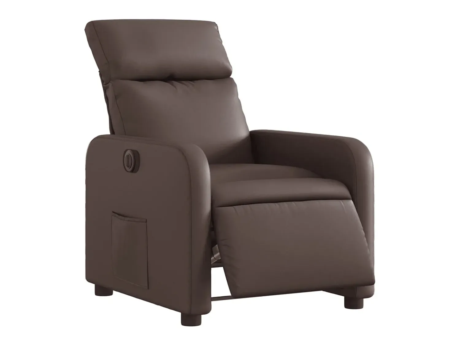 Poltrona Confortável | Poltrona reclinável elétrica couro artificial SHL25481^ Poltrona