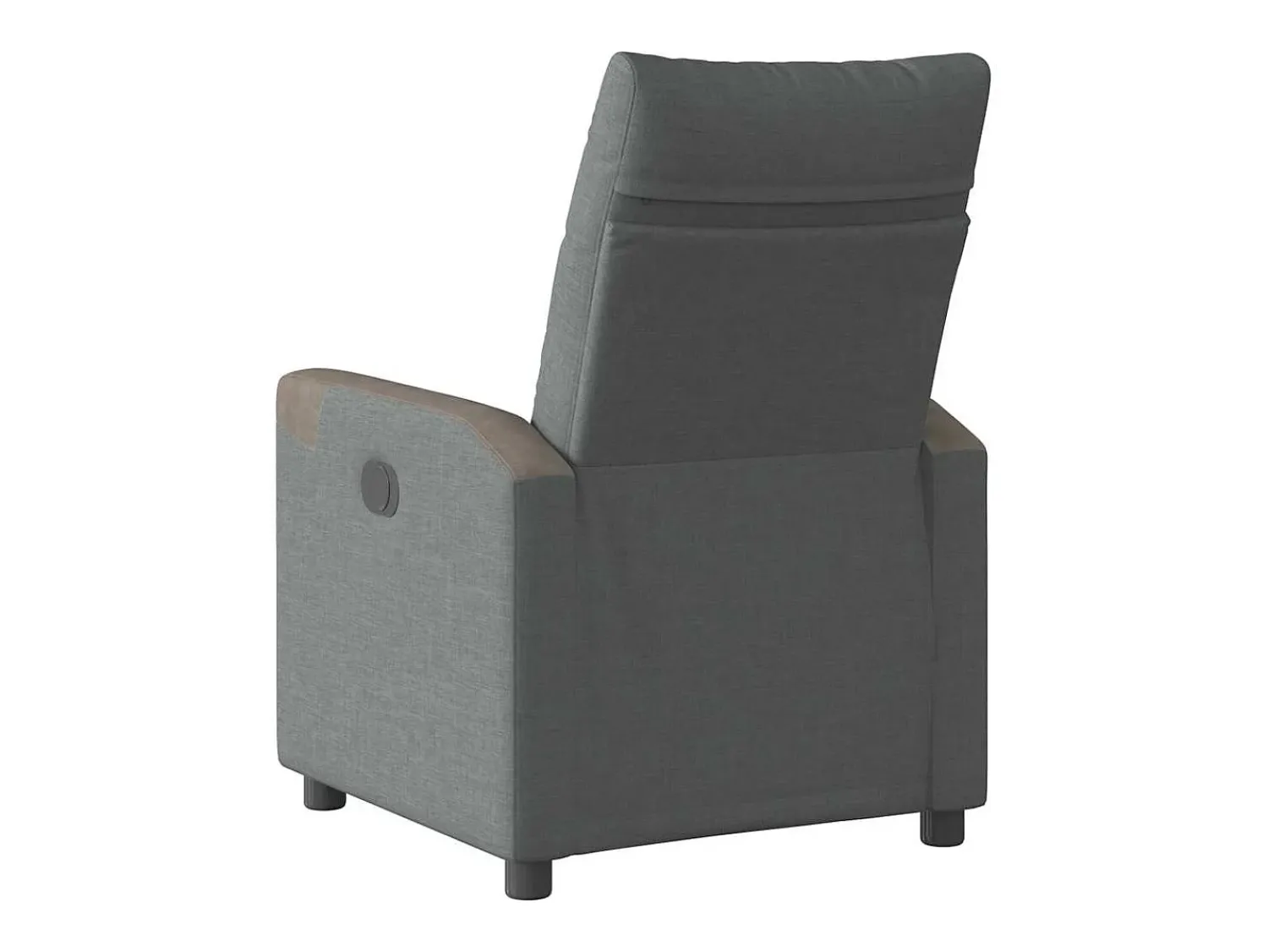 Poltrona Confortável | Poltrona reclinável elétrica tecido cinzento-escuro SHL258026^ Poltrona