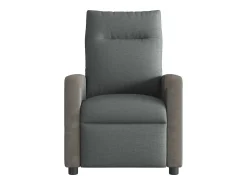 Poltrona Confortável | Poltrona reclinável elétrica tecido cinzento-escuro SHL258026^ Poltrona