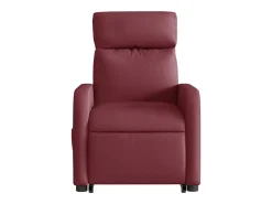 Poltrona| Poltrona Confortável | Poltrona reclinável elevatória elétrica tecido -tinto SHL410323 Vermelho