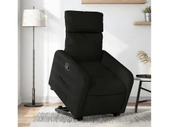 Poltrona* Poltrona Confortável | Poltrona reclinável elevatória tecido SHL848468 Preto