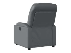 Poltrona* Poltrona Confortável | Poltrona reclinável elétrica couro artificial SHL794960 Cinzento