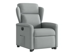 Poltrona* Poltrona Confortável | Poltrona reclinável elevatória elétrica tecido -claro SHL341699 Cinzento