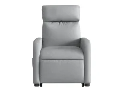Poltrona| Poltrona Confortável | Poltrona reclinável elevatória elétrica tecido -claro SHL501323 Cinzento