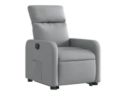 Poltrona| Poltrona Confortável | Poltrona reclinável elevatória elétrica tecido -claro SHL501323 Cinzento
