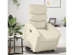 Poltrona Confortável | Poltrona reclinável elevatória couro artificial cor SHL822826^ Poltrona