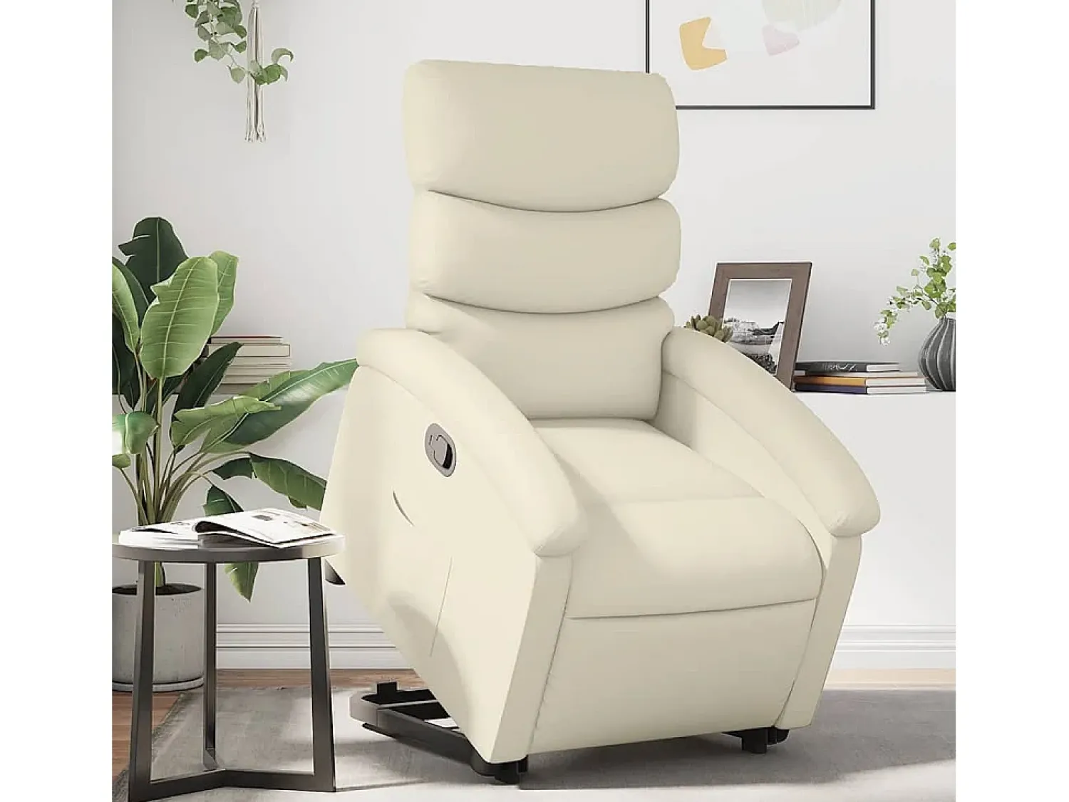 Poltrona Confortável | Poltrona reclinável elevatória couro artificial cor SHL822826^ Poltrona