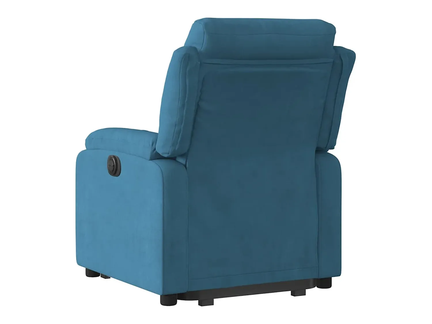Clearance Poltrona Confortável | Poltrona reclinável elevatória veludo SHL756211 Azul