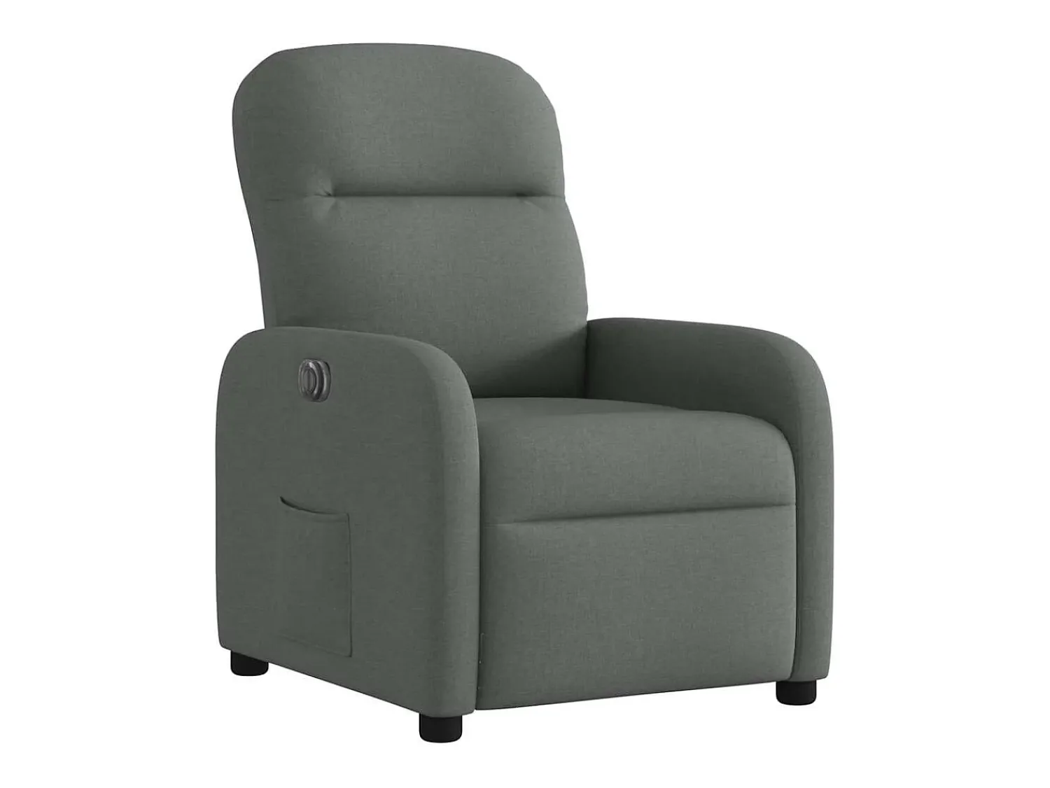 Poltrona| Poltrona Confortável | Poltrona reclinável elétrica tecido cinzento-escuro SHL816544 Cinza antracite