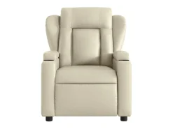 Poltrona Confortável | Poltrona reclinável elétrica couro artificial cor SHL50830^ Poltrona