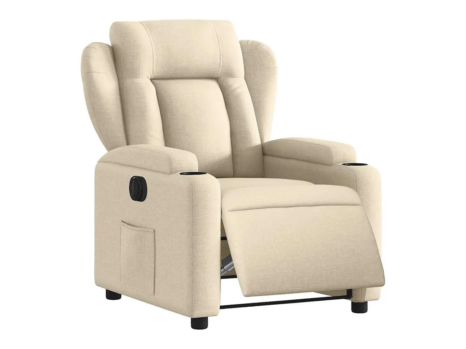 Poltrona| Poltrona Confortável | Poltrona reclinável elétrica tecido cor SHL44675 Creme