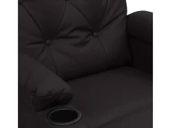 Poltrona Confortável | Poltrona reclinável elétrica couro artificial SHL69420^ Poltrona