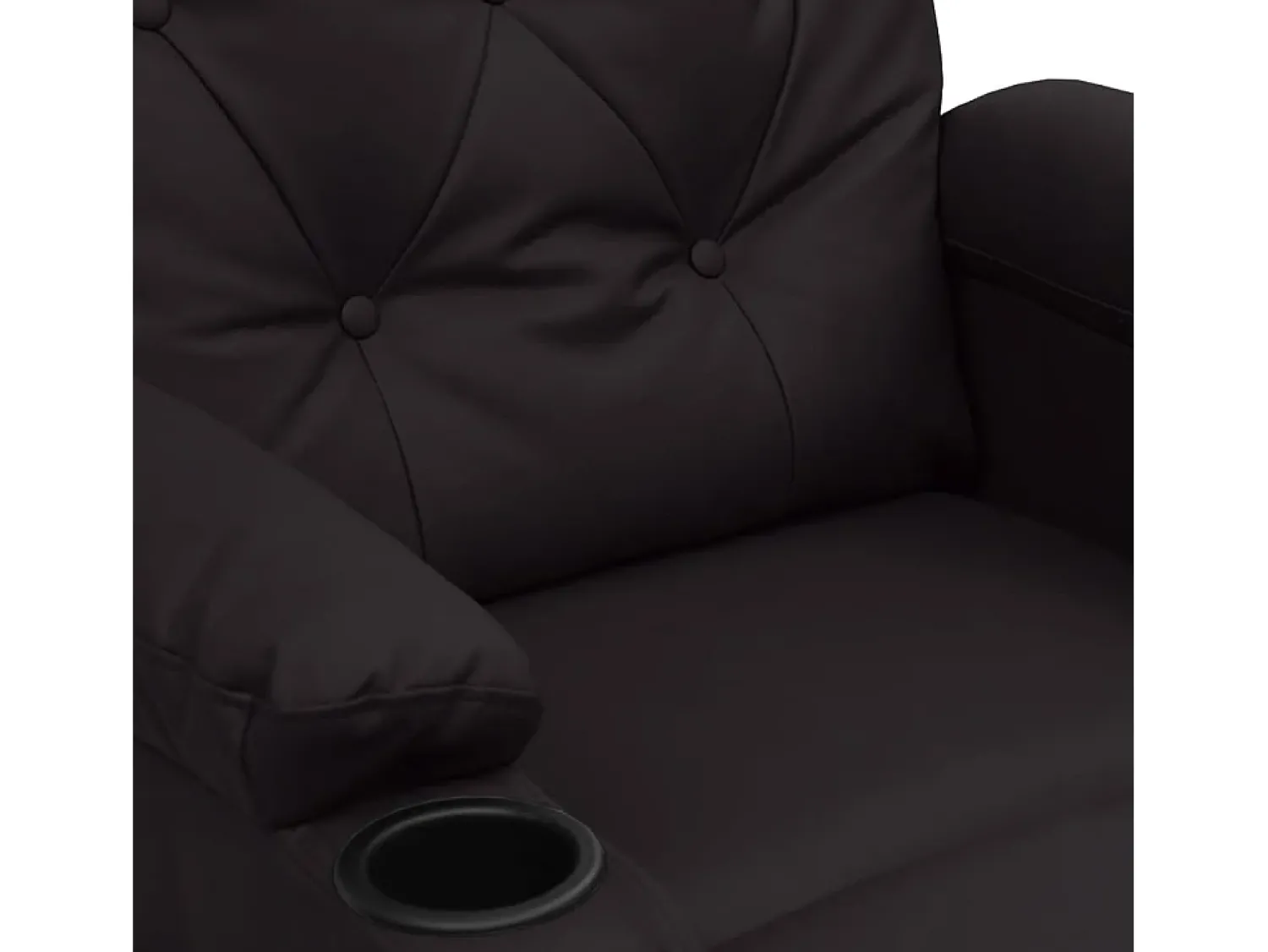 Poltrona Confortável | Poltrona reclinável elétrica couro artificial SHL69420^ Poltrona