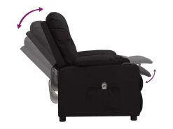 Poltrona Confortável | Poltrona reclinável elétrica couro artificial SHL69420^ Poltrona