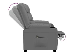 Poltrona Confortável | Poltrona reclinável elétrica couro artificial SHL408852^ Poltrona