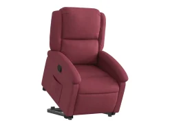New Poltrona Confortável | Poltrona reclinável elevatória tecido tinto SHL688330 Vermelho