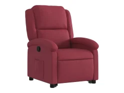 New Poltrona Confortável | Poltrona reclinável elevatória tecido tinto SHL688330 Vermelho