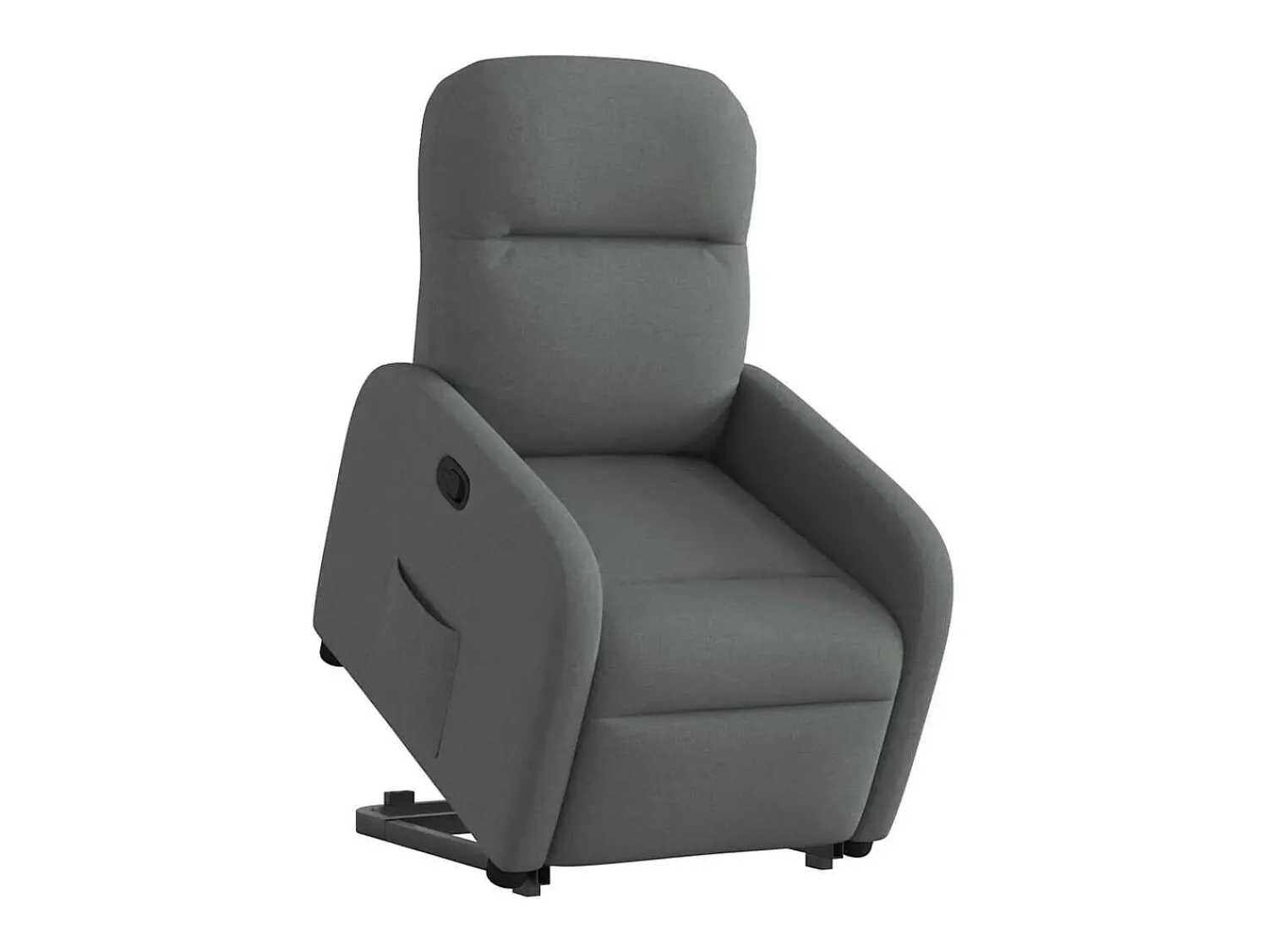 Poltrona* Poltrona Confortável | Poltrona reclinável elevatória tecido cinzento-escuro SHL366755 Cinza antracite