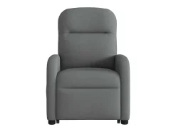 Poltrona* Poltrona Confortável | Poltrona reclinável elevatória tecido cinzento-escuro SHL366755 Cinza antracite