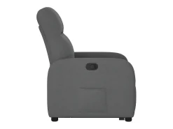 Poltrona* Poltrona Confortável | Poltrona reclinável elevatória tecido cinzento-escuro SHL366755 Cinza antracite
