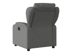 Clearance Poltrona Confortável | Poltrona reclinável em tecido cinza escuro SHL269246 Cinza antracite