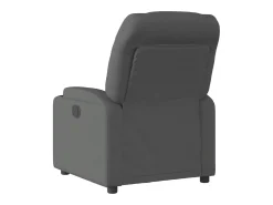 Poltrona| Poltrona Confortável | Poltrona reclinável elétrica tecido cinzento-escuro SHL415439 Cinza antracite