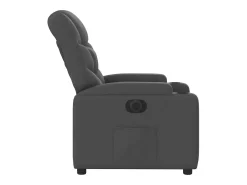 Poltrona| Poltrona Confortável | Poltrona reclinável elétrica tecido cinzento-escuro SHL415439 Cinza antracite