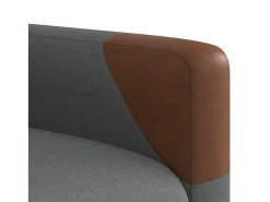 Poltrona Confortável | Poltrona reclinável em tecido cinza escuro SHL340604^ Poltrona