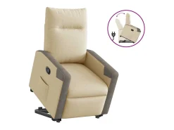 Poltrona Confortável | Poltrona reclinável elevatória tecido cor SHL275066^ Poltrona
