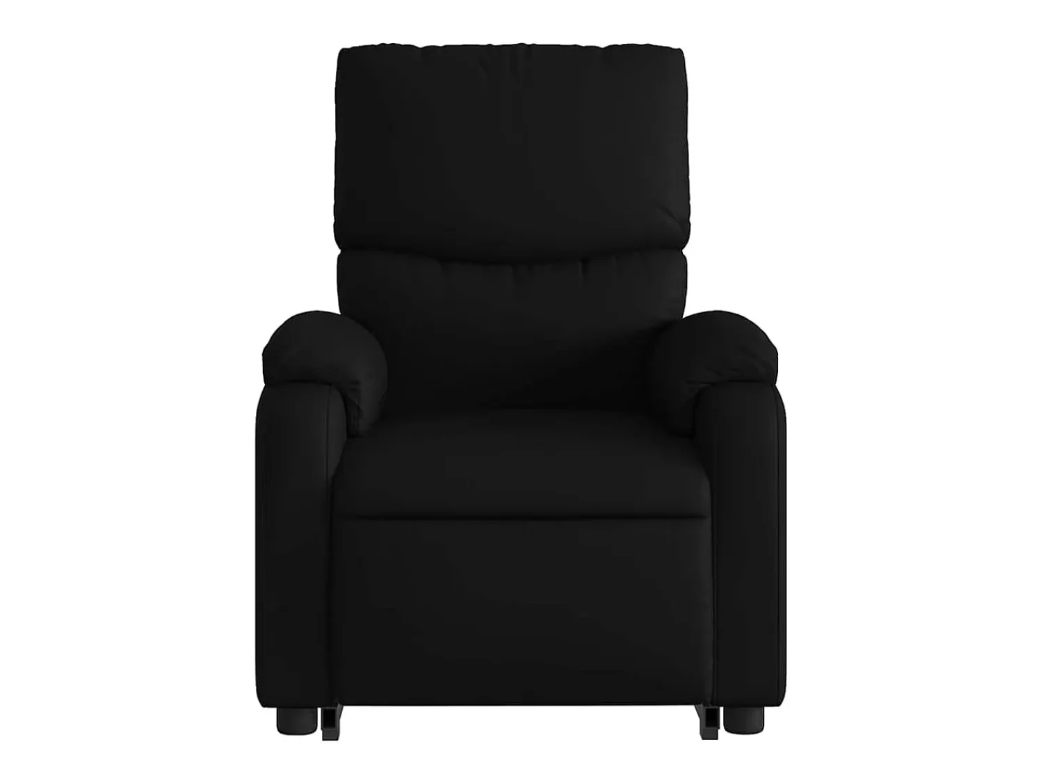 Online Poltrona Confortável | Poltrona reclinável elevatória couro artificial SHL491842 Preto