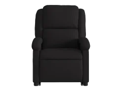 Poltrona| Poltrona Confortável | Poltrona reclinável elevatória elétrica tecido SHL360050 Preto
