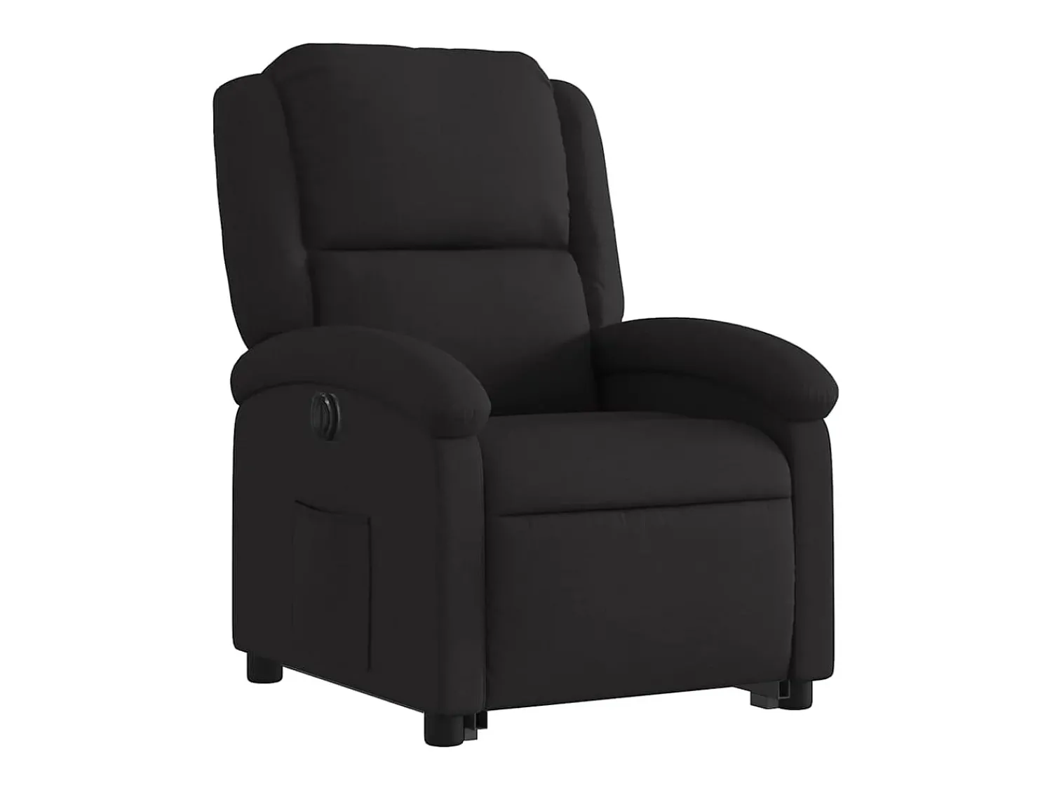 Poltrona| Poltrona Confortável | Poltrona reclinável elevatória elétrica tecido SHL360050 Preto