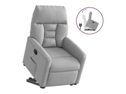 Poltrona* Poltrona Confortável | Poltrona reclinável elevatória tecido -nublado SHL649921 Cinzento