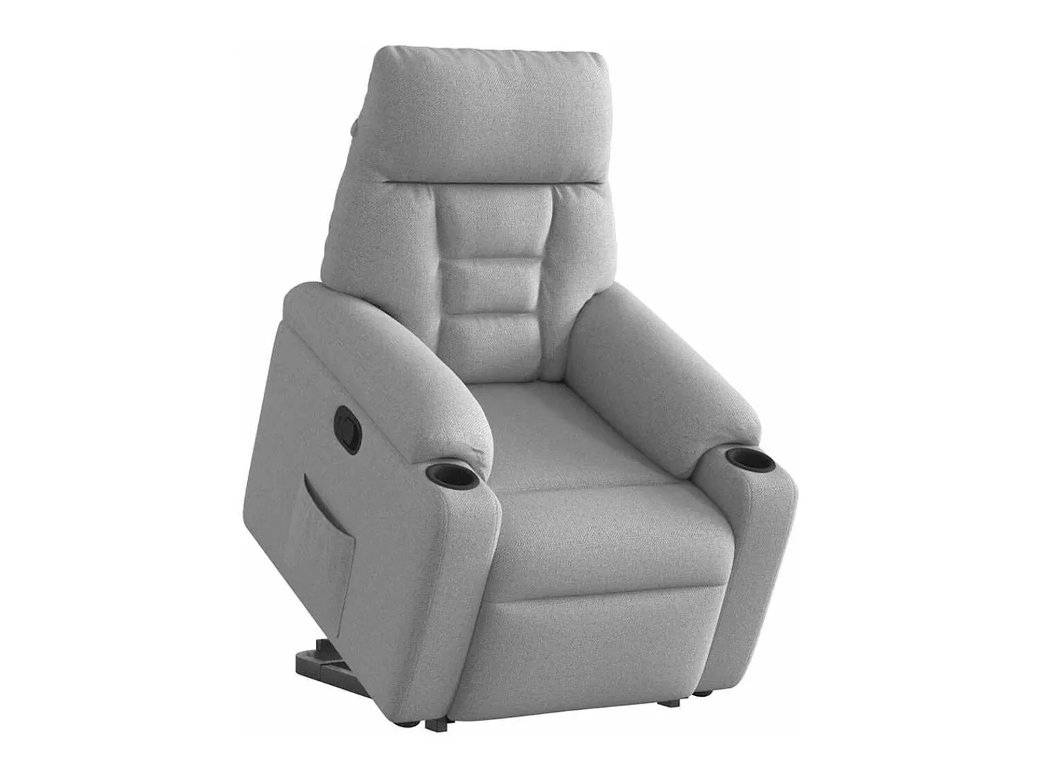 Poltrona* Poltrona Confortável | Poltrona reclinável elevatória tecido -nublado SHL649921 Cinzento