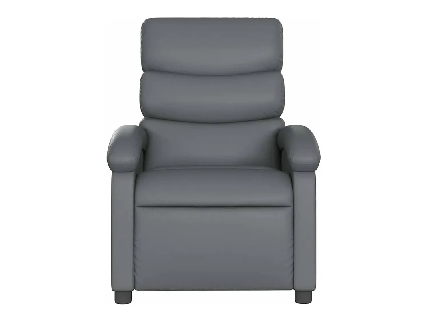 Poltrona* Poltrona Confortável | Poltrona reclinável elétrica couro artificial SHL500092 Cinzento
