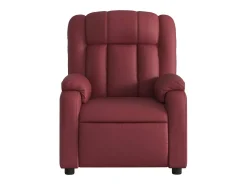 Poltrona* Poltrona Confortável | Poltrona reclinável elétrica couro artificial tinto SHL466050 Vermelho
