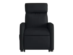 Online Poltrona Confortável | Poltrona reclinável elevatória elétrica couro artificial SHL900780 Preto