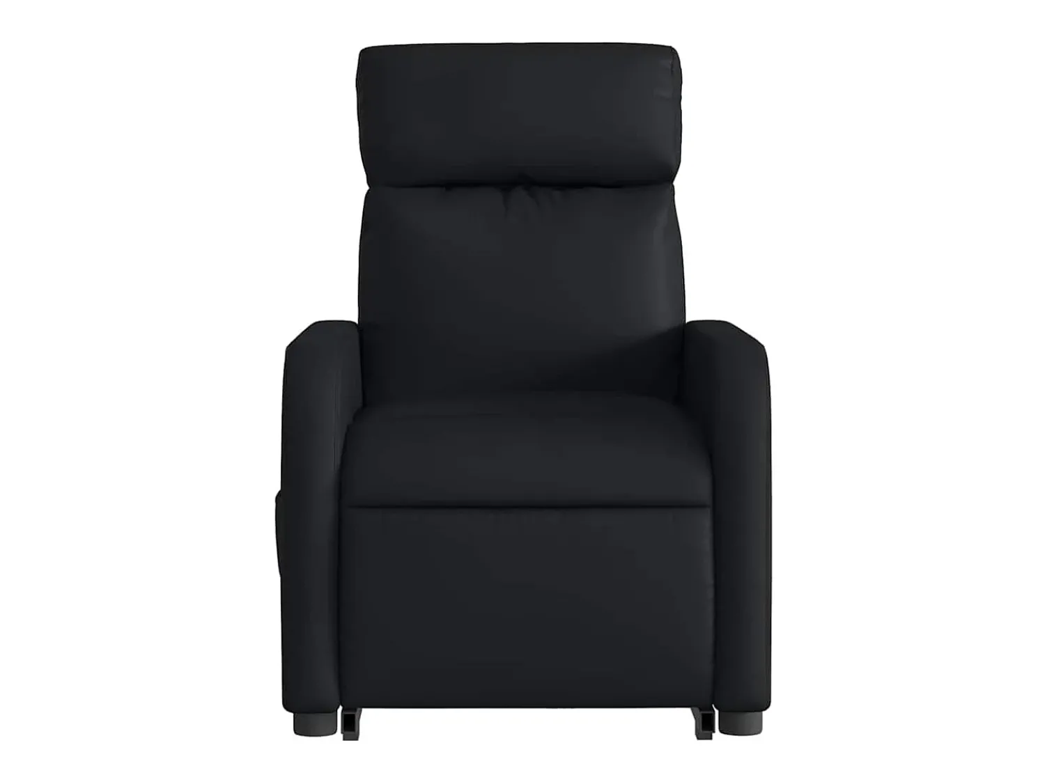 Online Poltrona Confortável | Poltrona reclinável elevatória elétrica couro artificial SHL900780 Preto