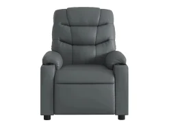 Poltrona* Poltrona Confortável | Poltrona reclinável elétrica couro artificial SHL789794 Cinzento