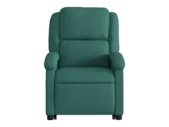 Poltrona| Poltrona Confortável | Poltrona reclinável elevatória tecido verde-escuro SHL828672 Verde pinho