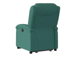 Poltrona| Poltrona Confortável | Poltrona reclinável elevatória tecido verde-escuro SHL828672 Verde pinho