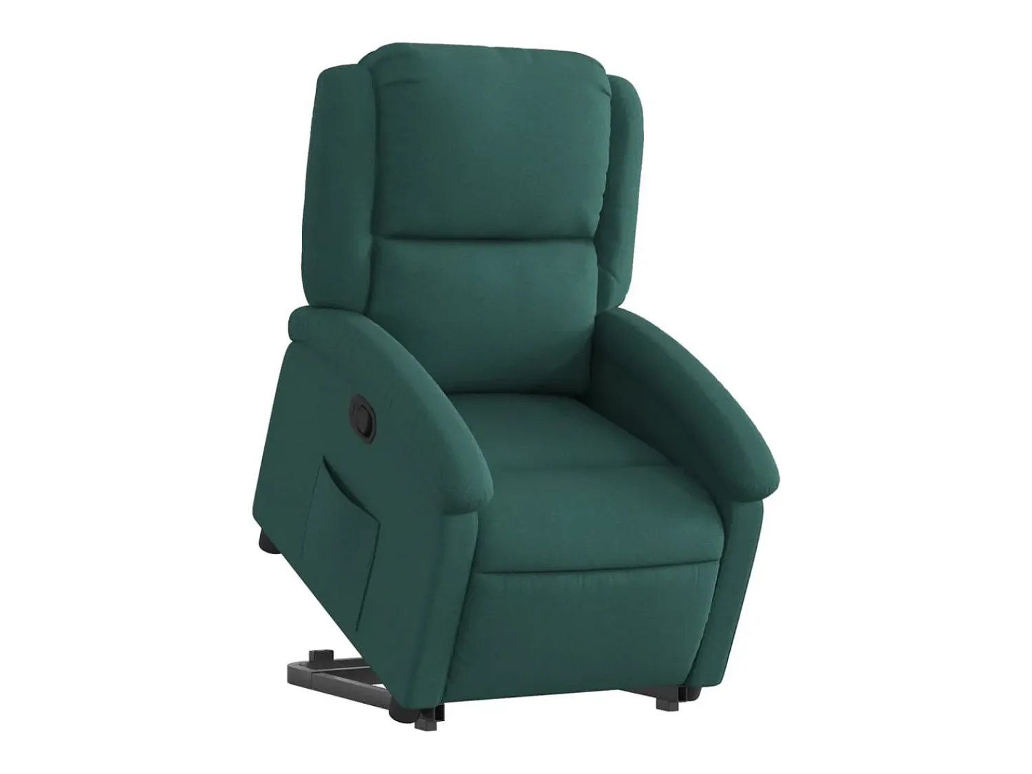 Poltrona| Poltrona Confortável | Poltrona reclinável elevatória tecido verde-escuro SHL828672 Verde pinho