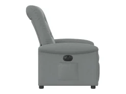 Clearance Poltrona Confortável | Poltrona reclinável elétrica tecido -claro SHL606006 Cinzento