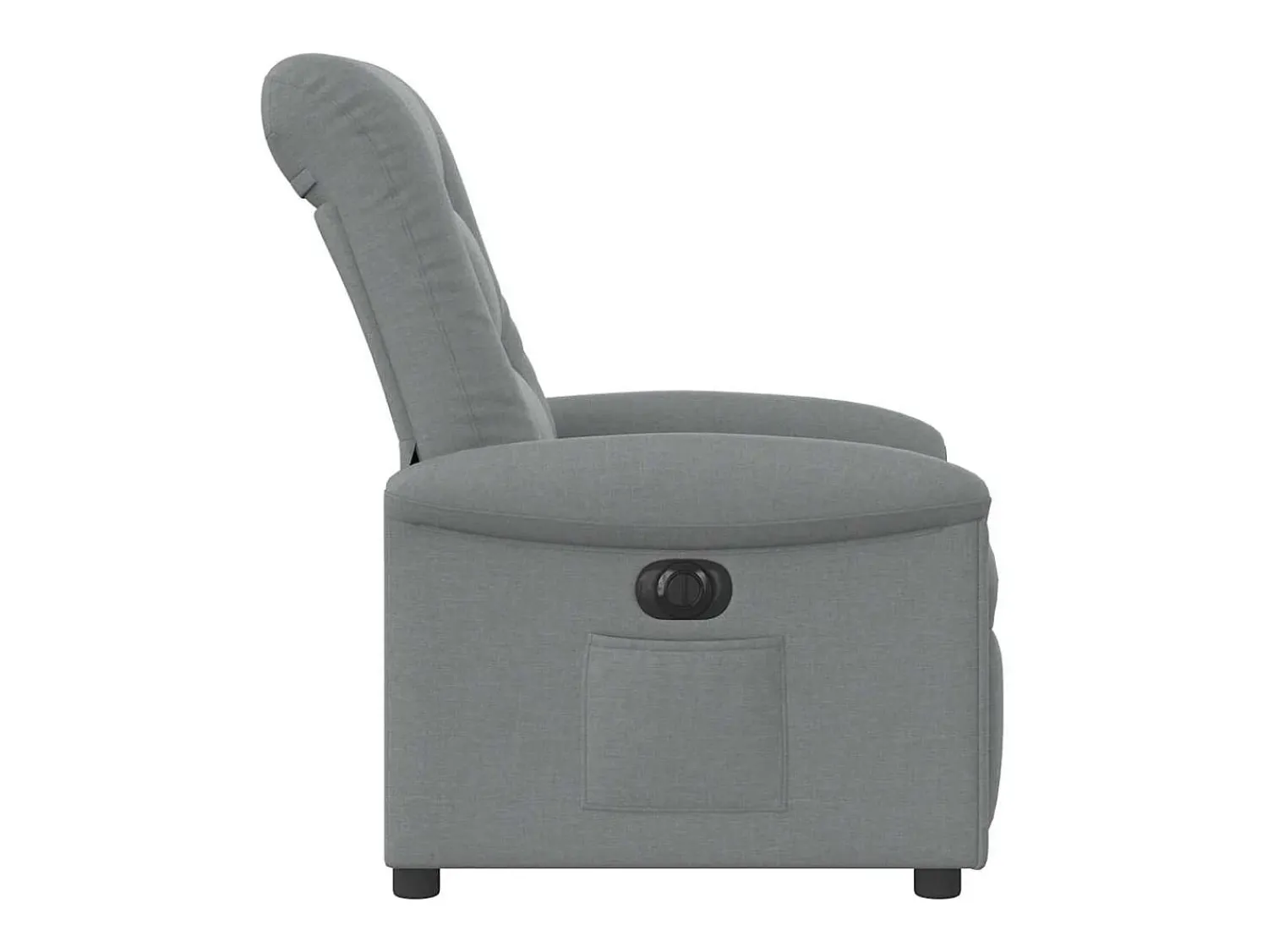 Clearance Poltrona Confortável | Poltrona reclinável elétrica tecido -claro SHL606006 Cinzento